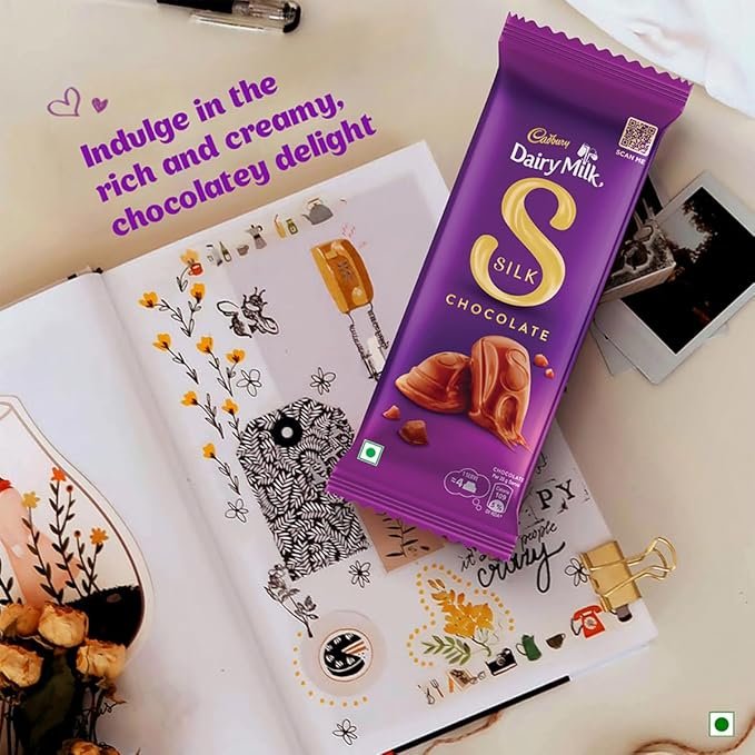 Cadbury Dairy Milk Silk Chocolate Bar, 60g (Pack of 8) - Image 7